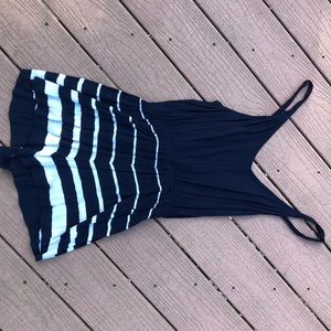 Billabong backless Navy blue romper, size M